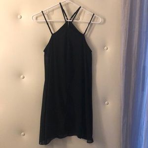 XXS Black Strappy Dress
